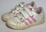 Sneakers i vitt och rosa
