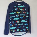 UV-tröja med fiskar