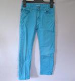 Turkos jeans med stretch